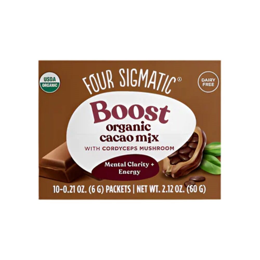 Four Sigmatic Organic Boost Cacao with Cordyceps Mushroom 10 Sachets