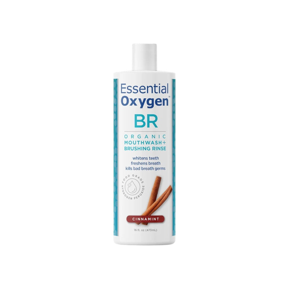 Essential Oxygen BR Mouthwash  Rinse Cinnamint 473ml
