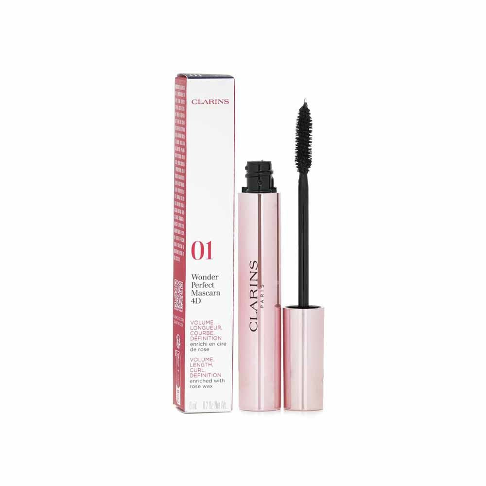 Clarins Wonder Perfect 4D Black Mascara Duo Set 2x 8ml Wonder Perfect 4D Black Mascara
